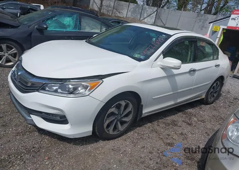 2017 Honda Accord Ex-L V6 z USA, uszkodzony, nr VIN 1HGCR3F87HA001008